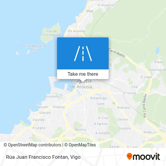 Rúa Juan Francisco Fontan map