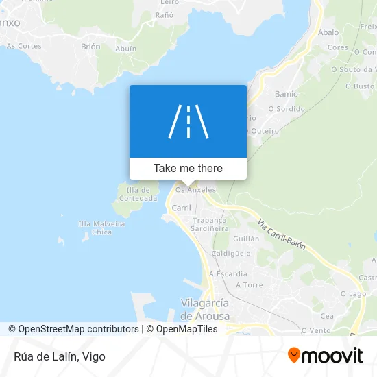Rúa de Lalín map