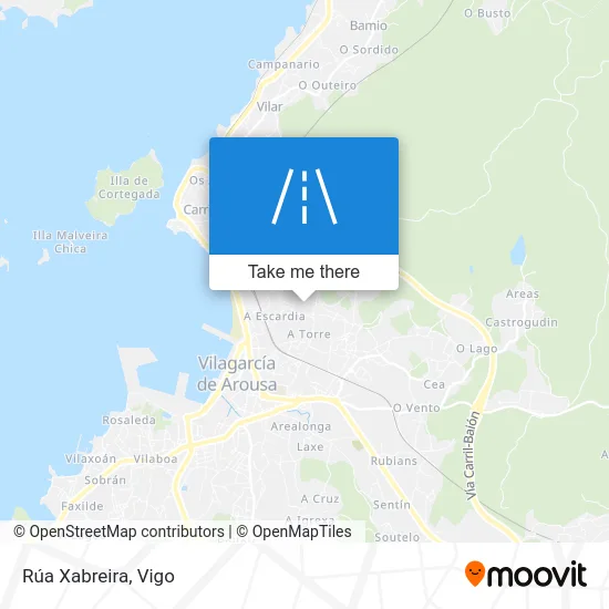 Rúa Xabreira map