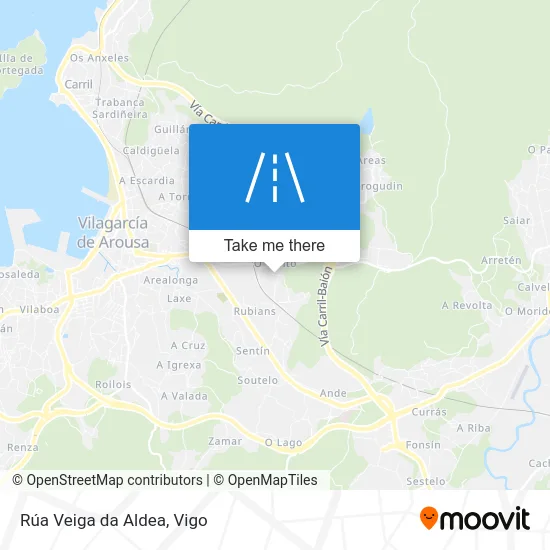 Rúa Veiga da Aldea map