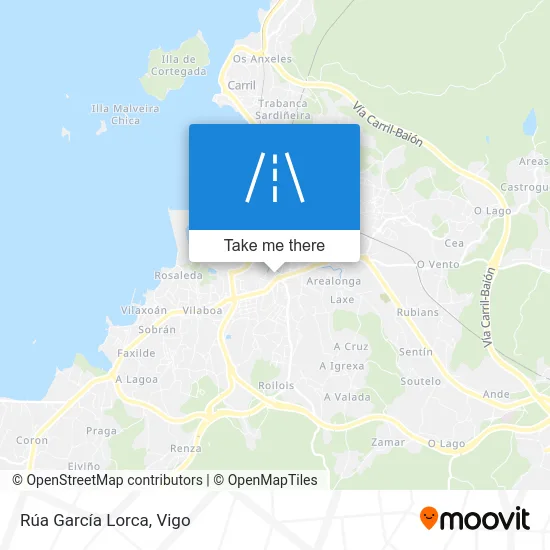 Rúa García Lorca map