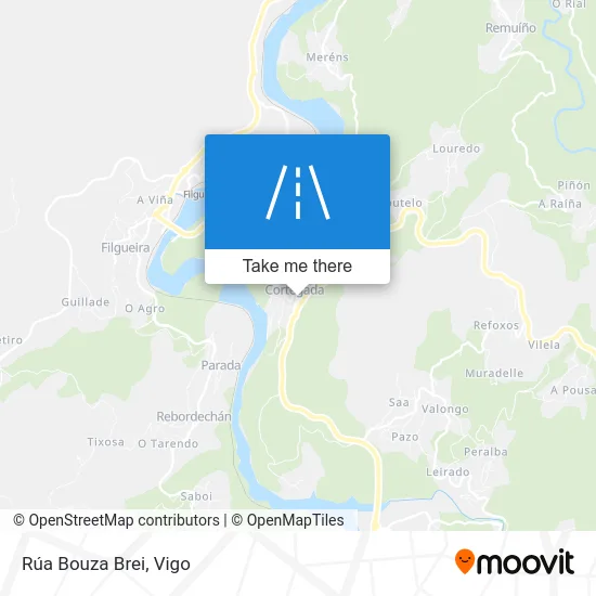 Rúa Bouza Brei map