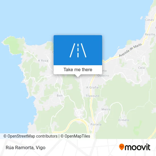 Rúa Ramorta map