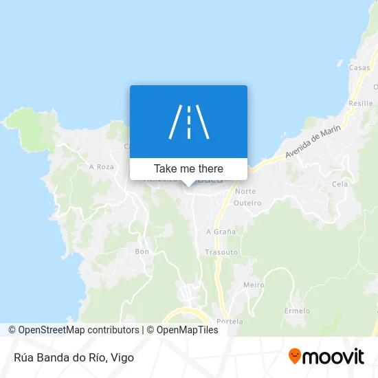 Rúa Banda do Río map