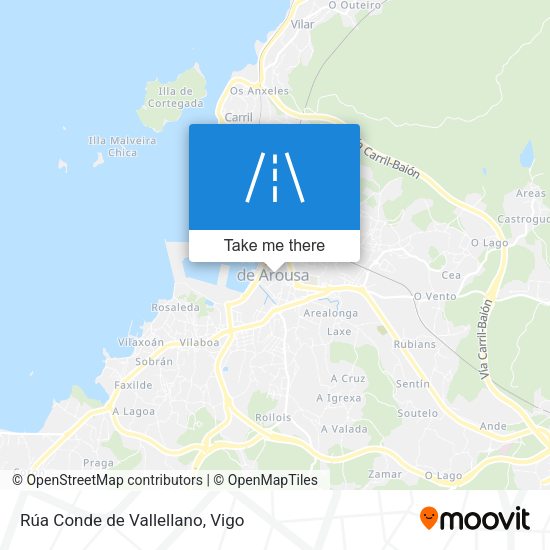 Rúa Conde de Vallellano map