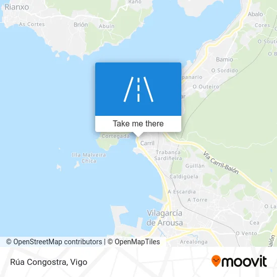Rúa Congostra map