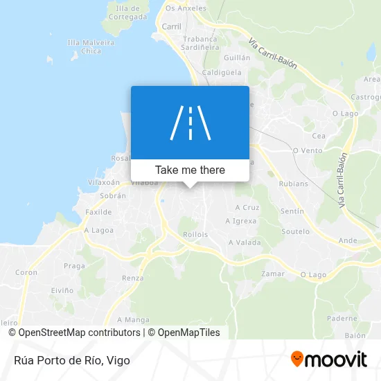 Rúa Porto de Río map