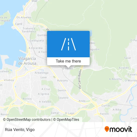Rúa Vento map
