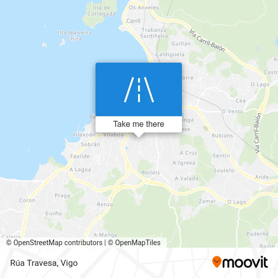 Rúa Travesa map