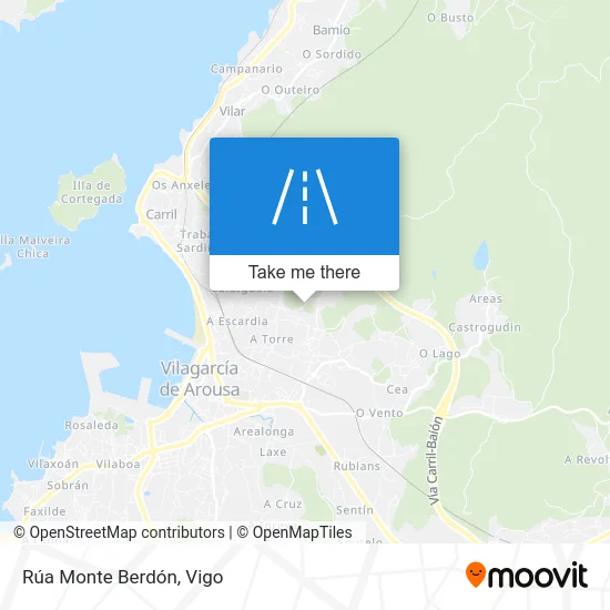 Rúa Monte Berdón map