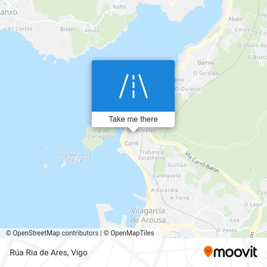 Rúa Ria de Ares map