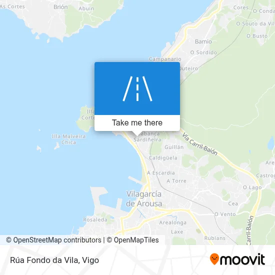 Rúa Fondo da Vila map