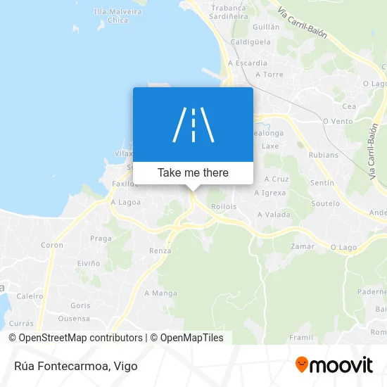 Rúa Fontecarmoa map