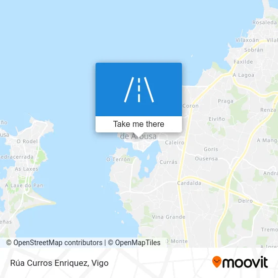 Rúa Curros Enriquez map