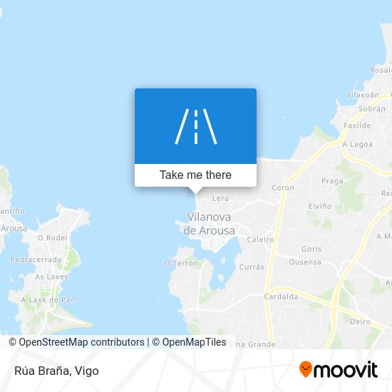 Rúa Braña map