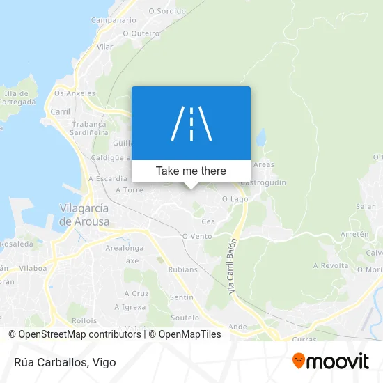 Rúa Carballos map