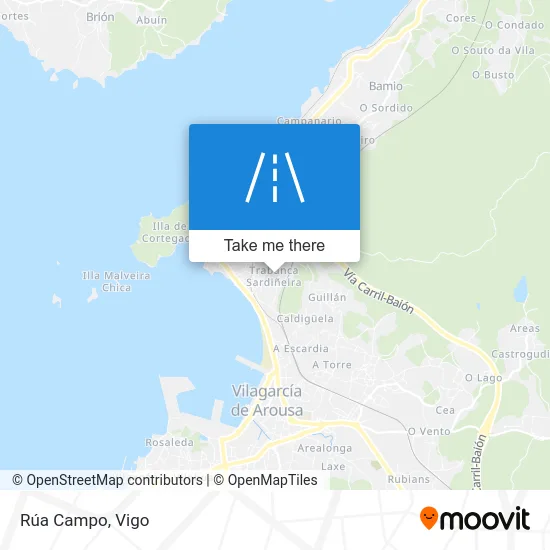 Rúa Campo map