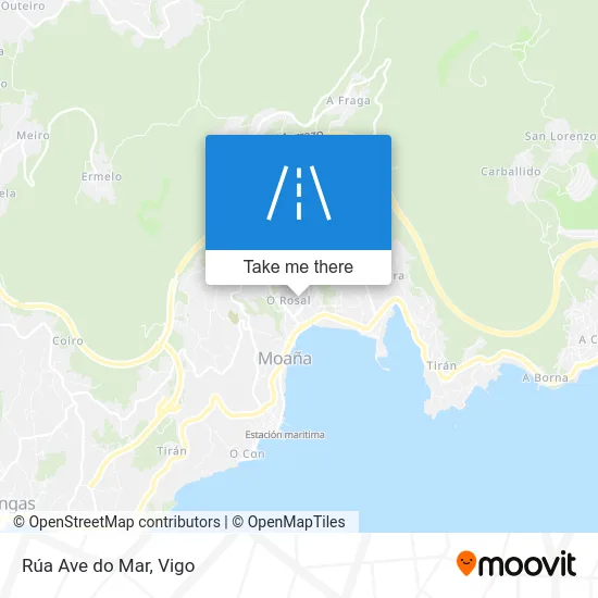 Rúa Ave do Mar map