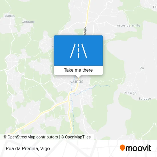Rua da Presiña map