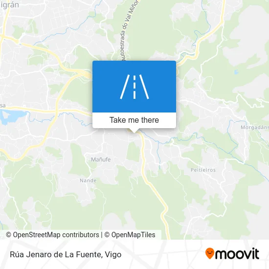 Rúa Jenaro de La Fuente map