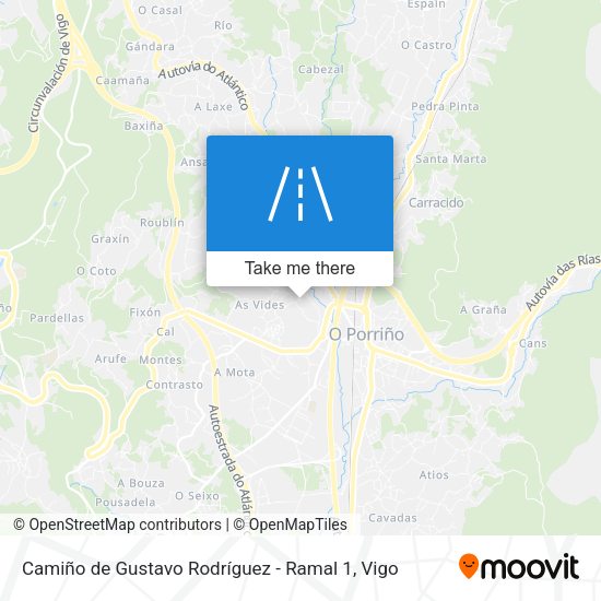 Camiño de Gustavo Rodríguez - Ramal 1 map