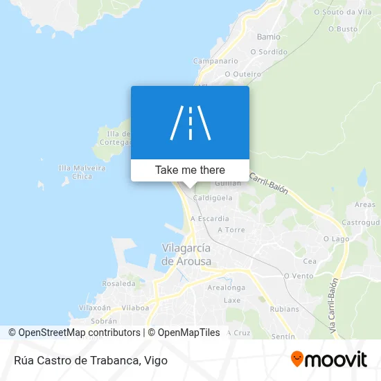 Rúa Castro de Trabanca map