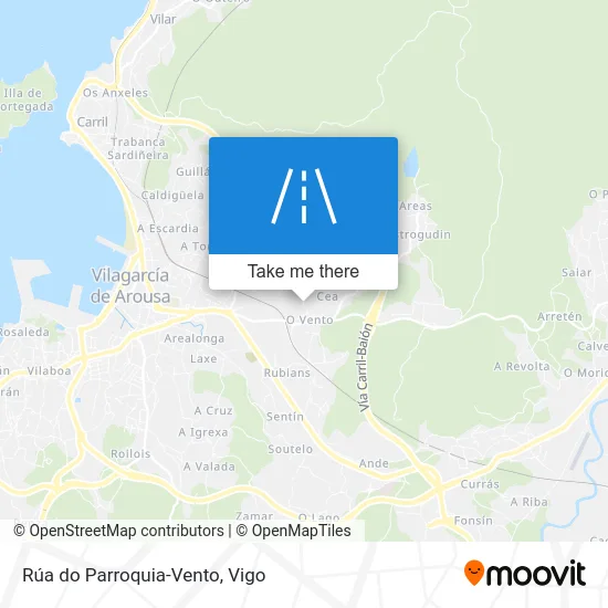 Rúa do Parroquia-Vento map