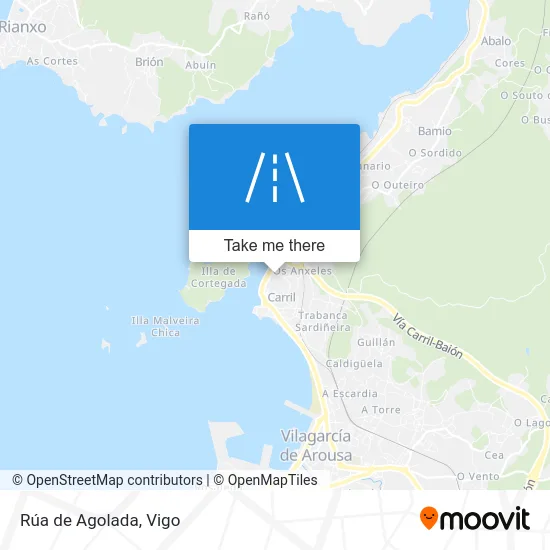 Rúa de Agolada map