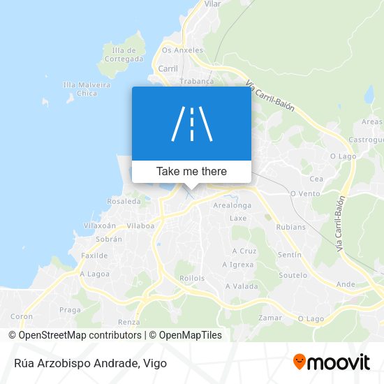 Rúa Arzobispo Andrade map