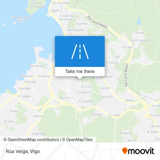 Rúa Veiga map