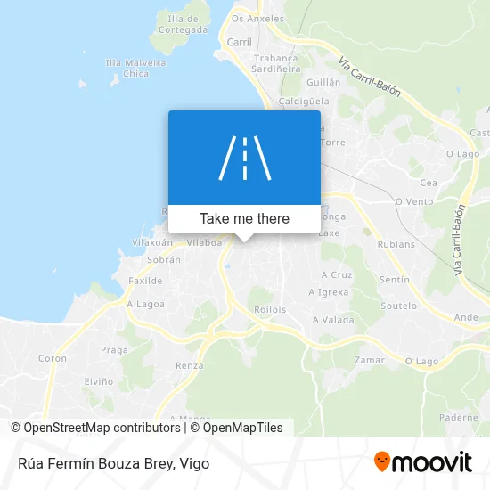 Rúa Fermín Bouza Brey map