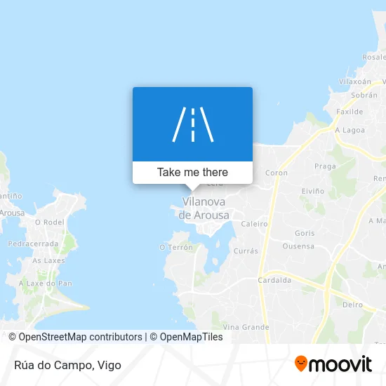 Rúa do Campo map