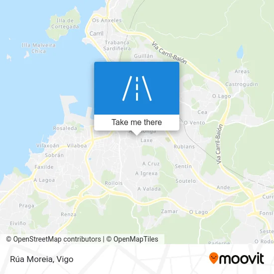 Rúa Moreia map