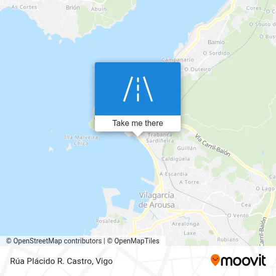 Rúa Plácido R. Castro map