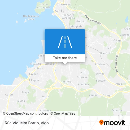 Rúa Viqueira Barrio map