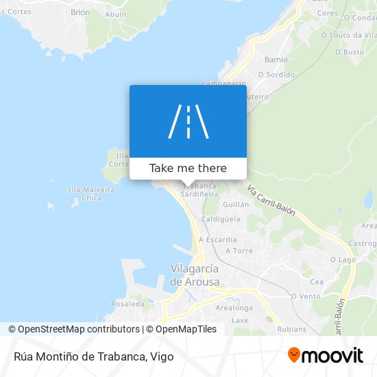 mapa Rúa Montiño de Trabanca