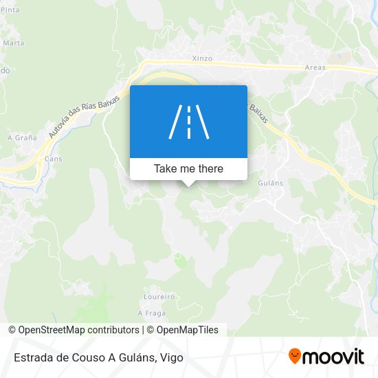 Estrada de Couso A Guláns map