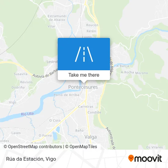 Rúa da Estación map