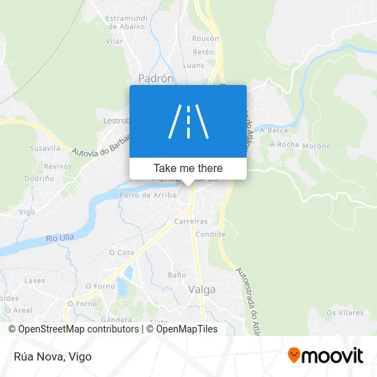 Rúa Nova map
