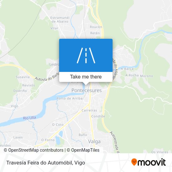 Travesía Feira do Automóbil map