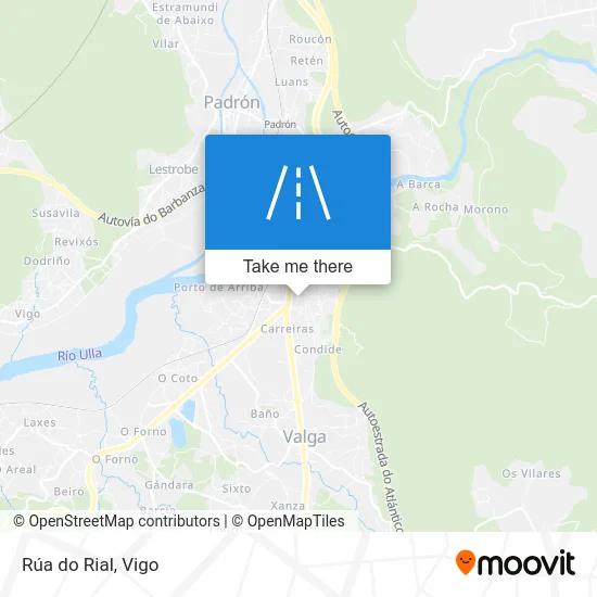 Rúa do Rial map