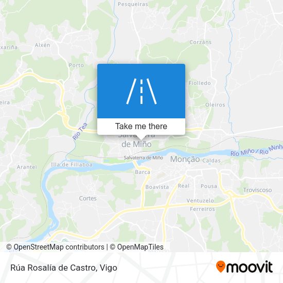 Rúa Rosalía de Castro map