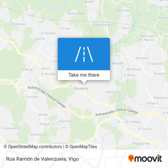 Rúa Ramón de Valenzuela map