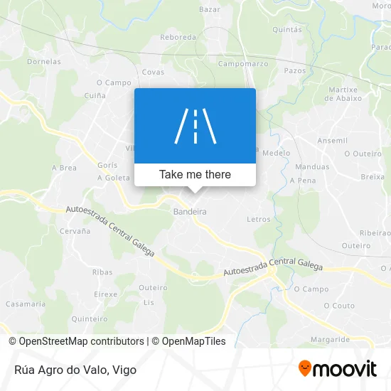 Rúa Agro do Valo map