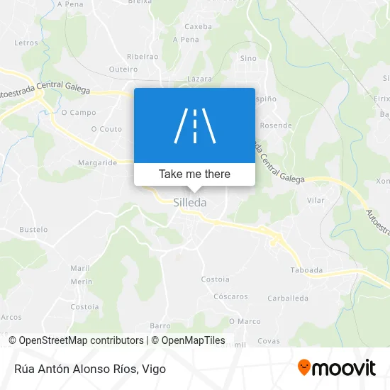 Rúa Antón Alonso Ríos map