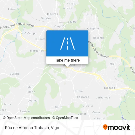 Rúa de Alfonso Trabazo map
