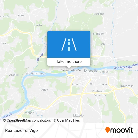 Rúa Lazoiro map