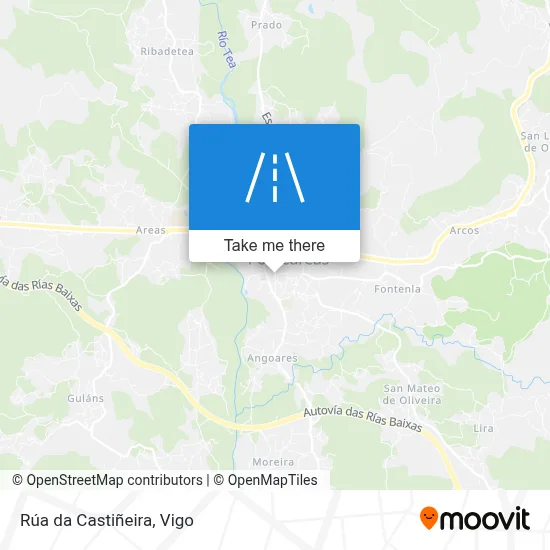 Rúa da Castiñeira map