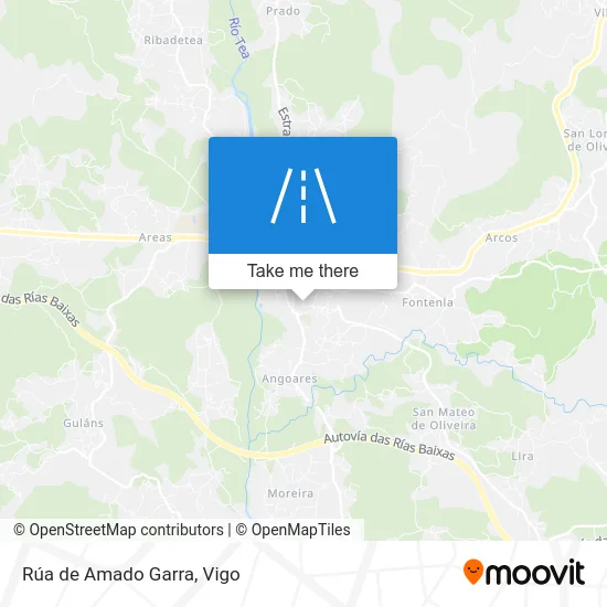 Rúa de Amado Garra map