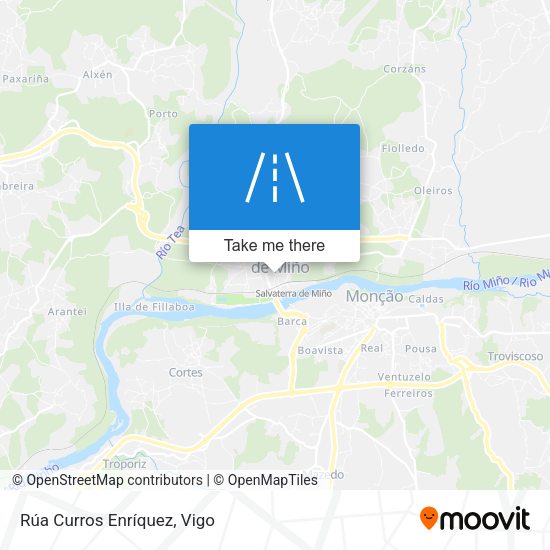 Rúa Curros Enríquez map